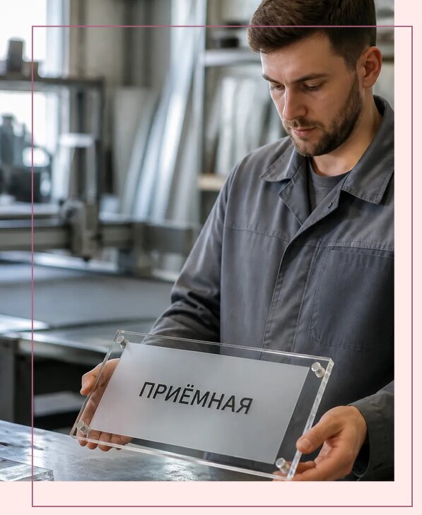 Таблички из оргстекла на заказ в Славгороде от 4056 р. | Аванза-Слд